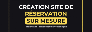 Nous allons créer un site de réservation