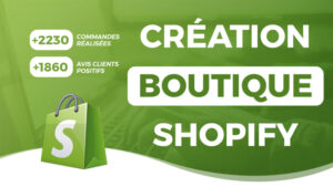 Je vais créer votre Boutique Shopify de Dropshipping / E-commerce
