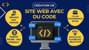 Nous allons créer un site vitrine pro avec du code