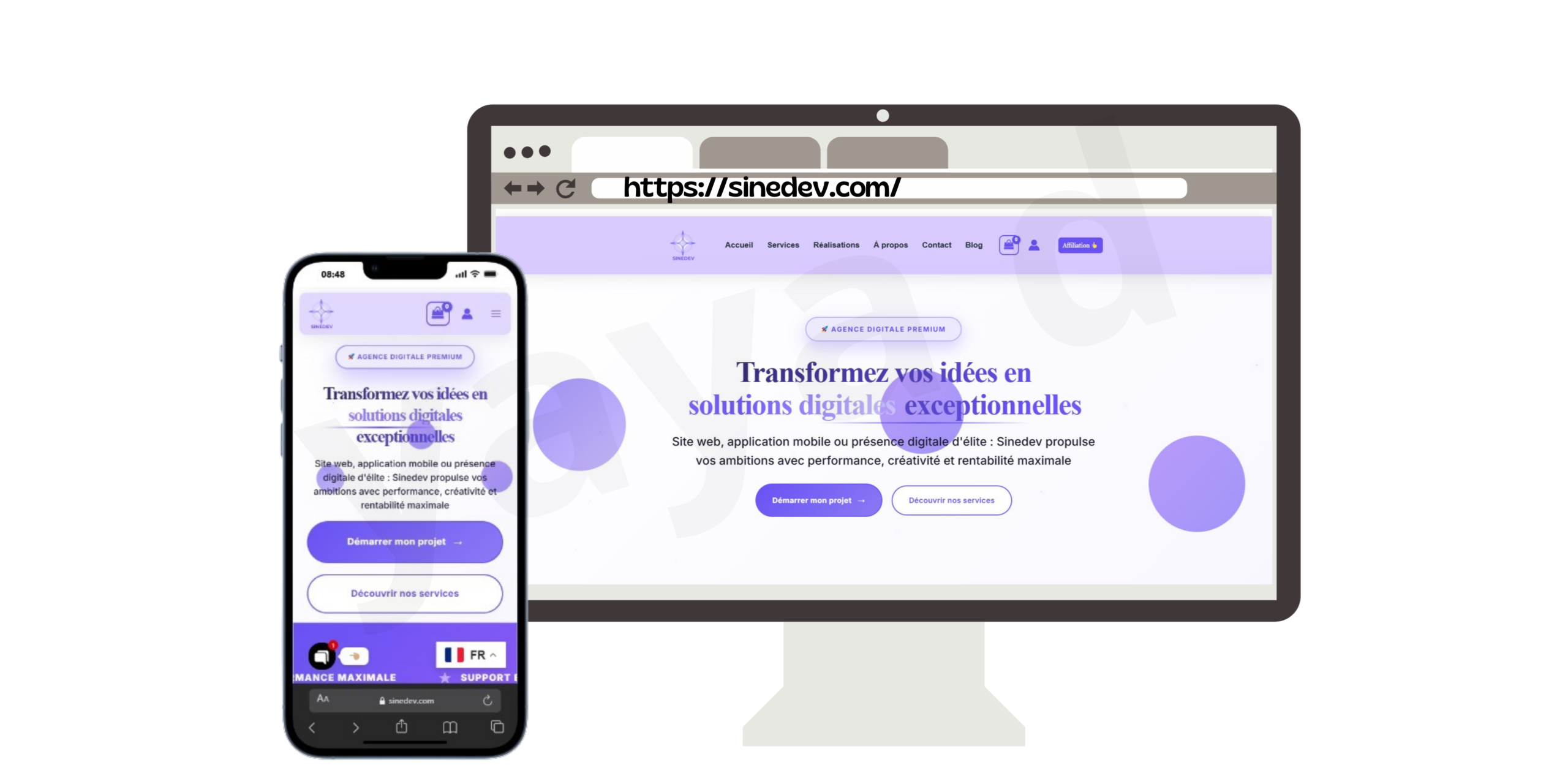 Agence web Marcory Zone 4 Abidjan — SineDev création sites WordPress et solutions digitales Côte d'Ivoire