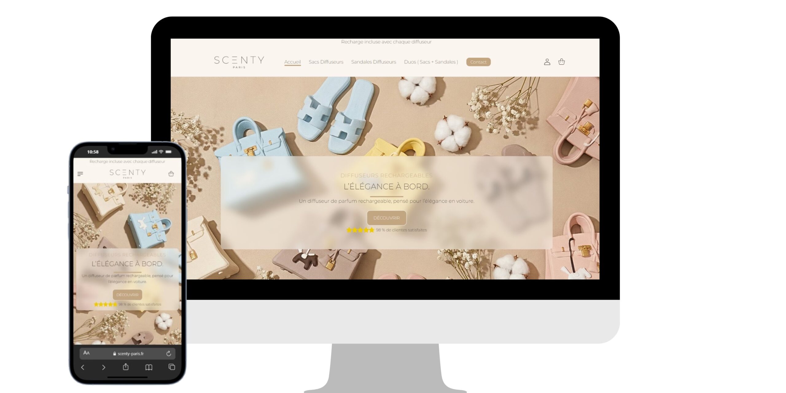 Boutique Shopify mode parfums — SineDev Liquid IA